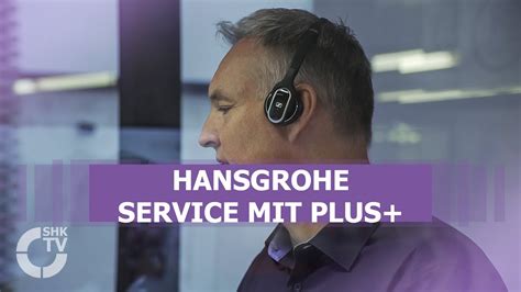 Hansgrohe Service Mit PLUS SHK TV Reportage YouTube