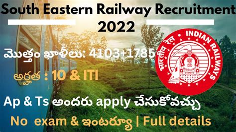 South Eastern Railway Recruitment Latest Railway Jobs South