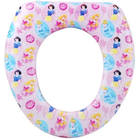 R Ducteur Abattant Toilette Wc Enfant Disney Princesse Rose Cdiscount