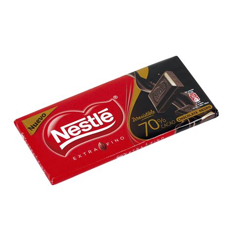 Nestle Chocolate Negro 70 Extrafino Tableta 120 Gr Sin Leche