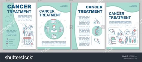 Cancer treatment brochure template. Chemotherapy - Royalty Free Stock ...