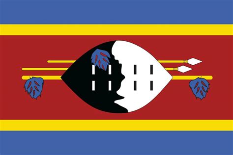 Flag of Eswatini.National flag of Eswatini 36138157 Vector Art at Vecteezy