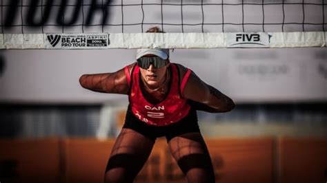 Canadas Humana Paredes Wilkerson Ousted In Quarters At Beach Pro Tour