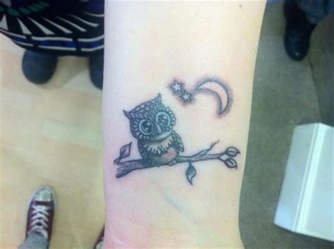 Attractive Owl Wrist Tattoos Design Wrist Tattoo Pictures