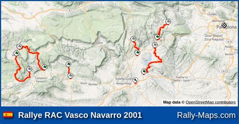 Mapy Zaplanuj Rallye RAC Vasco Navarro 2001 RajdTrasa Pl