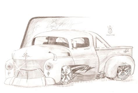 Old Truck Drawing At Getdrawings Free Download