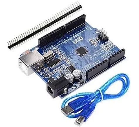 Compatível Arduino Uno R3 Atmega328 Smd Com Cabo Usb Maker Mercadolivre