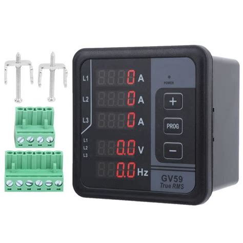 YOSOO compteur triphasé Compteur multifonction numérique GV59 Jauge de