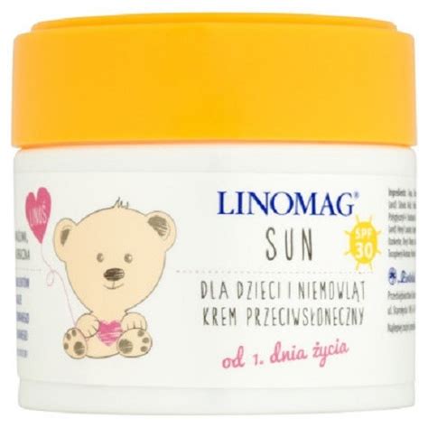 Linomag Sun Krem Przeciwsłoneczny z Filtrem SPF30 Dla Dzieci i