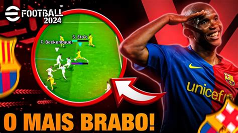 SAMUEL ETOO Treino Habilidades E Gameplay No Efootball Mobile YouTube