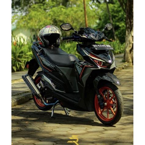 Jual STRIPING TRANSPARAN VARIO 125 150 LED 2015 2017 CLICK MODEL