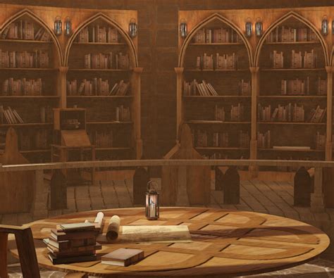 Artstation Medieval Library Model Pack Rustic Low Poly 3d Model