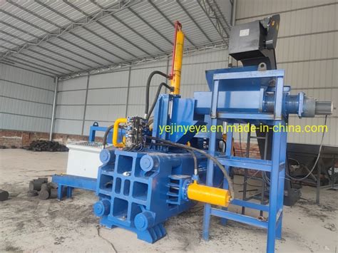 Hydraulic Steel Turnings Automatic Cuber Briquette Press Machine