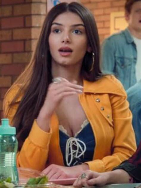 Ruby Matthews Tv Series Sex Education Yellow Leather Jacket