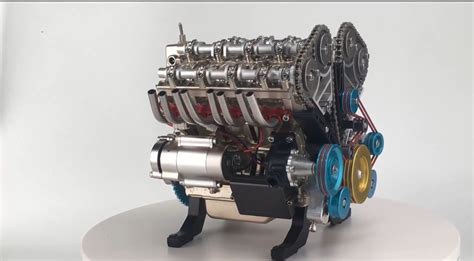 This Lego Like Realistic Mini V8 Engine Is Meant For Gearheads But It Has A Small Problem