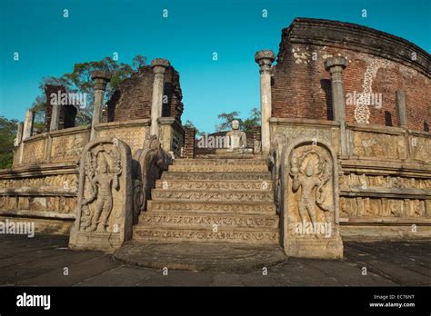 Archaeological Ruins In Polonnaruwa Sri Lanka Stock Photo Alamy