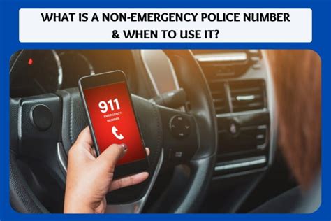 What Is A Non-Emergency Police Number & When To Use It?