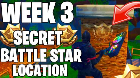 Week 3 Secret Battle Star Free Tier Fortnite Season 6 Youtube