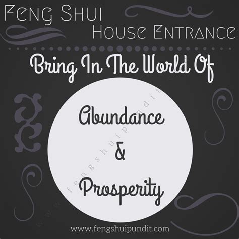 Feng Shui Home Entrance - Feng Shui Pundit