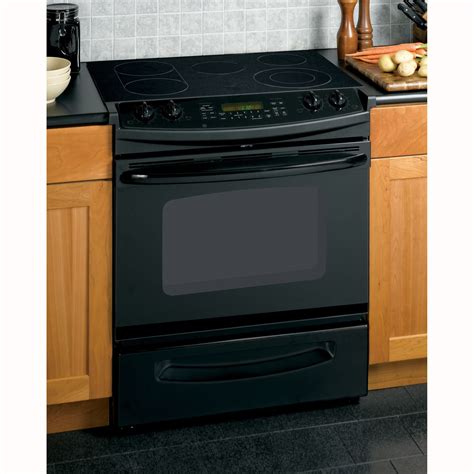 GE Appliances JSP46DPBB 30" Slide-In Electric Ran w/Convection - Black