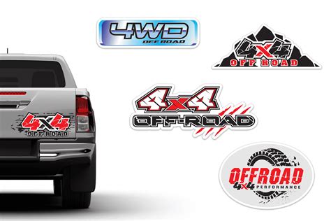 Custom 4x4 Decals - Fast & Free Shipping