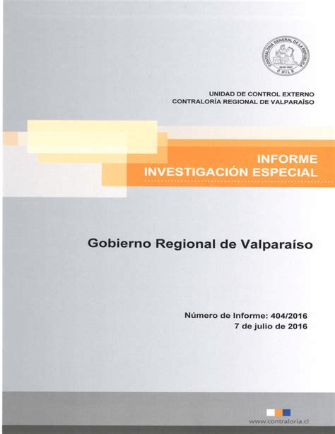 Gobierno Regional de Valparaíso