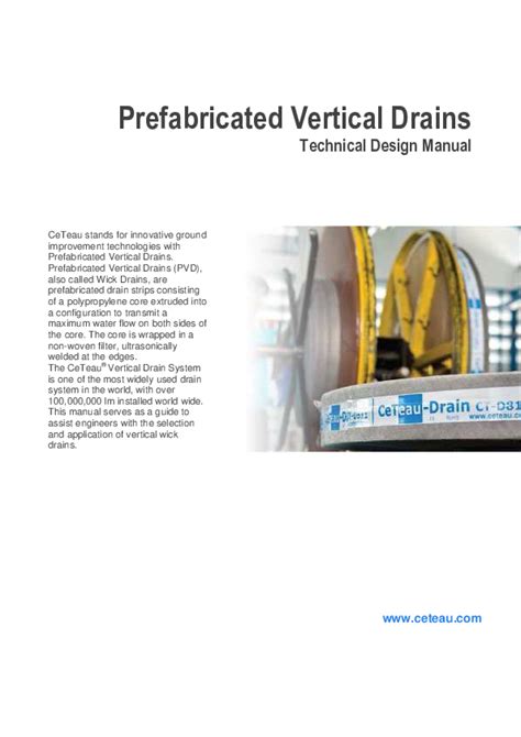 (PDF) Prefabricated Vertical Drains Technical Design Manual | Hadi Gadri - Academia.edu