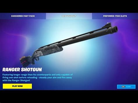 Live The Ranger Shotgun Has Been Unvaulted Fortnite Youtube