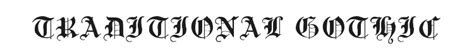 Traditional Gothic Font Download Fonts4free