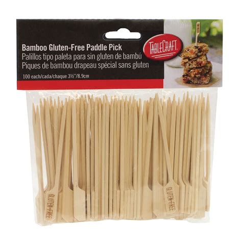 Tablecraft Bamp G Bamboo Gluten Free Paddle Pick