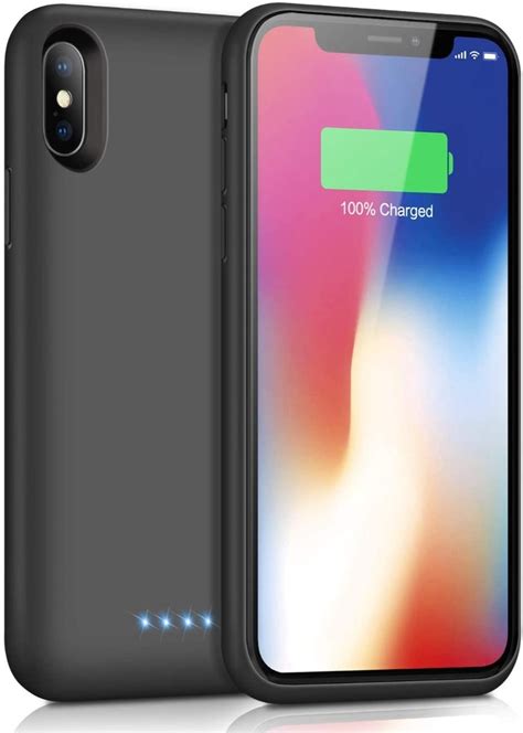 Ekrist Battery Case For Iphone X Xs Mah Large Capacity Battery