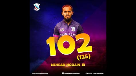 Interview Mehrab Hossain Jr Maiden List A Career Century Youtube