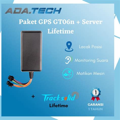 Jual Paket Murah GPS Tracker GT06N Concox TRACKSOLID LIFETIME Mobil