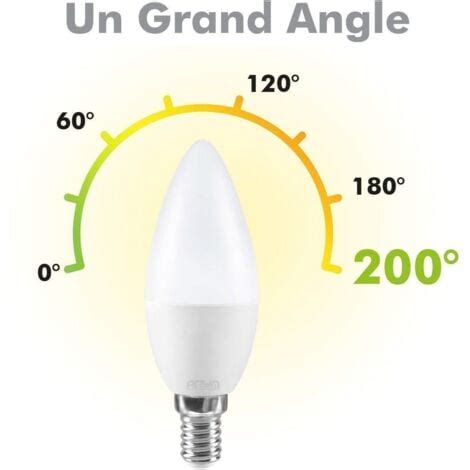 Lot De Ampoules Led E W Eq W C Temp Rature De Couleur