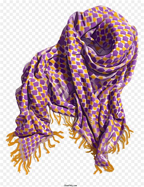 Keffiyeh Cachecol Roxo Lenço Amarelo png transparente grátis