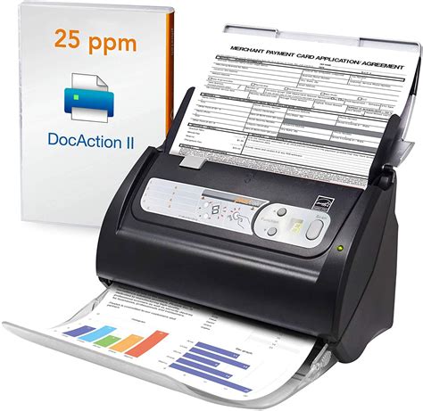 Plustek PS186 High Speed Document Scanner, with Auto Document Feeder ...