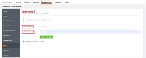 Mailjet Integration With Fluent Forms Wp Manage Ninja