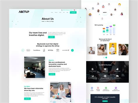 page  abetup  akash ahamed  dribbble