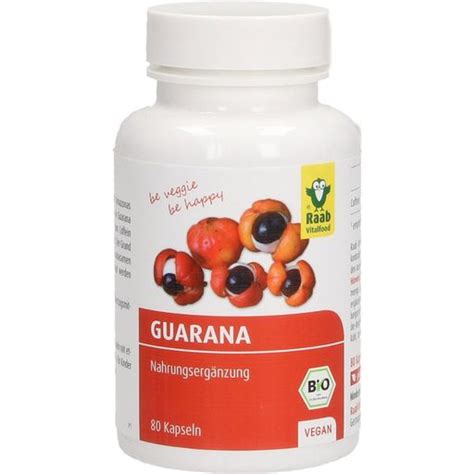 Guarana Kapseln Bio 80 Kapseln Raab Vitalfood VitalAbo