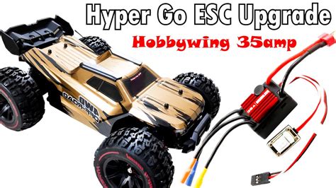 MJX Hyper GO ESC Upgrade To Hobbywing 35amp ESC Setup Calibration