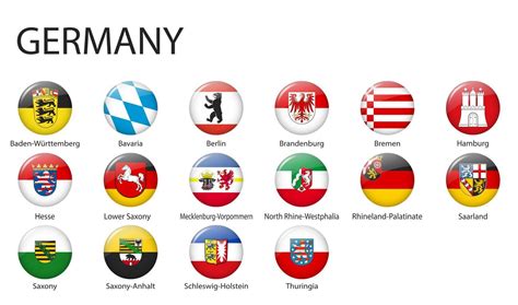 all Flags of states of Germany template for your design 21849343 Vector ...