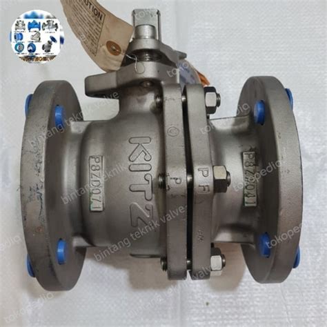 Jual Ball Valve Kitz 3 Inch Stainless Steel Ss304 Dn80 Jis 10k Flange