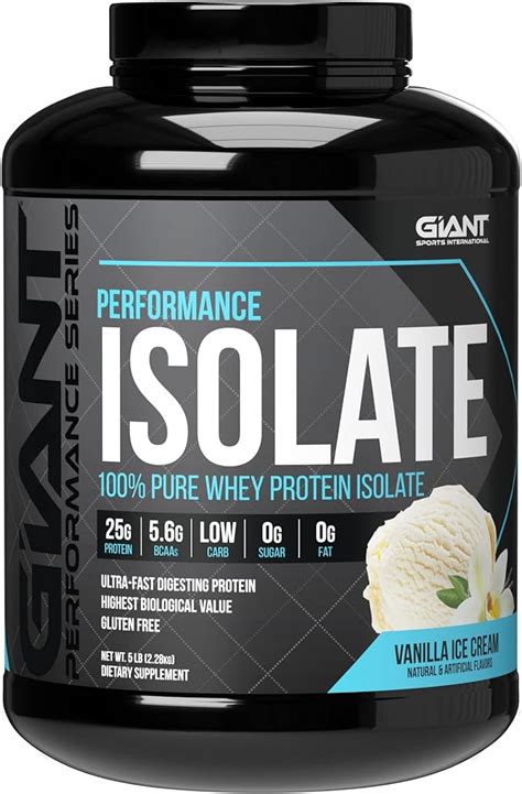 Giant Sports Performance Series 100 Whey Isolate Proteína de Suero