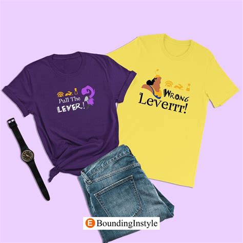 The Emperor S New Groove Shirts Pull The Lever Shirts Etsy