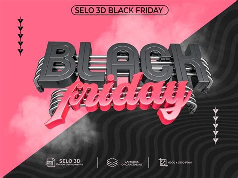 Premium Psd Selo D Black Friday Para Campanha Do Mes De Novembro E