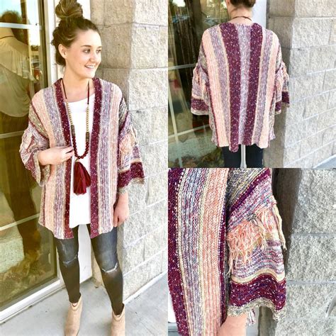 Boho Cardigan Multi Style Me Boutique