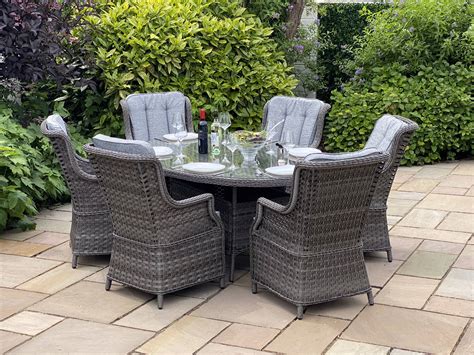 Lichfield Campania Seat Rattan Oval Dining Set