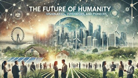 visionaries innovators  pioneers  future  humanity