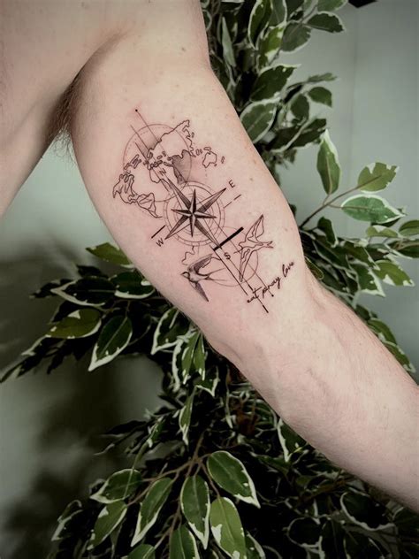 Tatuaggio Bussola Stili Significato Idee Top Gia Tattoo