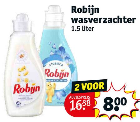 Robijn Wasverzachter Folder Aanbieding Bij Kruidvat Details